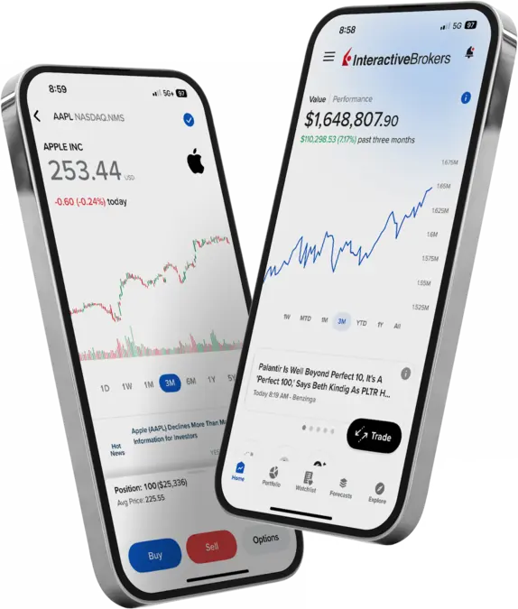 GlobalTrader App on Mobile Device